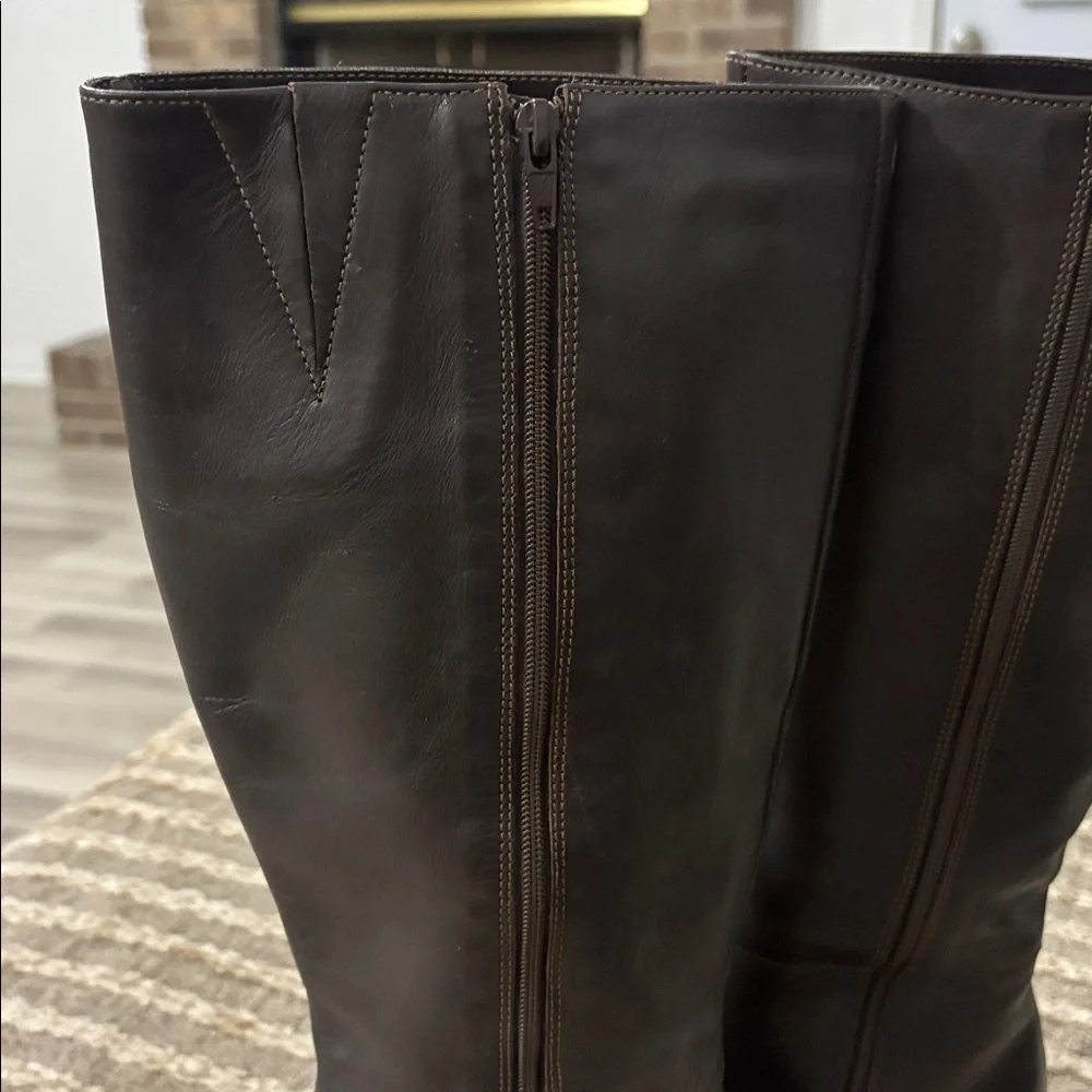 Chinese Laundry Classic Pointed Toe Knee-High Boot - Dark‎ Brown Size 7.5